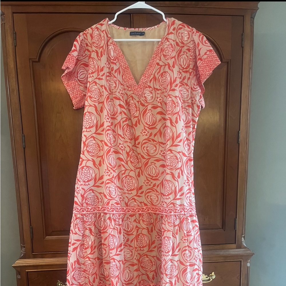 La Plage V-Neck Long Dress